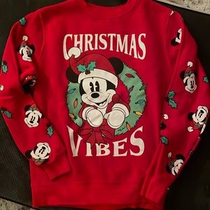Size small Disney, Mickey Mouse Christmas sweatshirt from Kohl’s